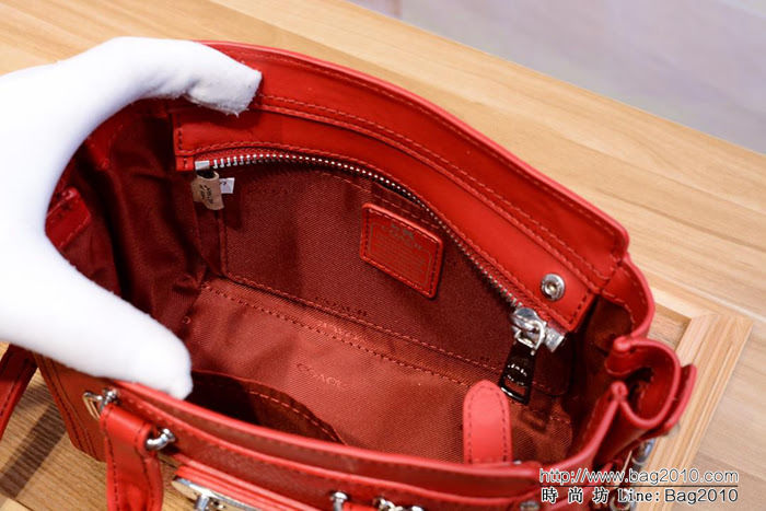 COACH蔻馳 代購正品全頭層牛皮 swagger小號 35990 可肩背或斜挎  Chz1416